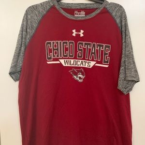 CSU Chico Wildcats College Under Amour shirt sz XL